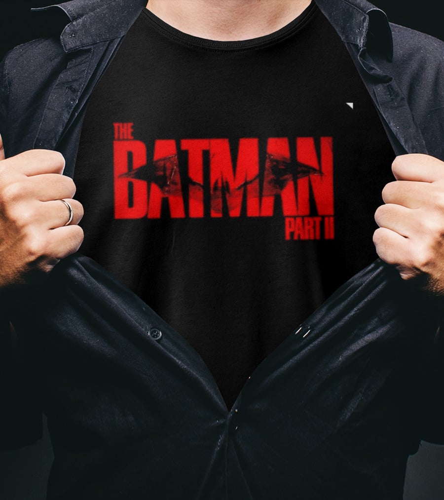 The Batman Part II DC Comics Bruce Wayne Red T-Shirt