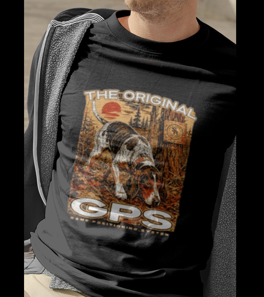 The Original GPS Game Positioning System Hound Dog Shield Republic T-Shirt