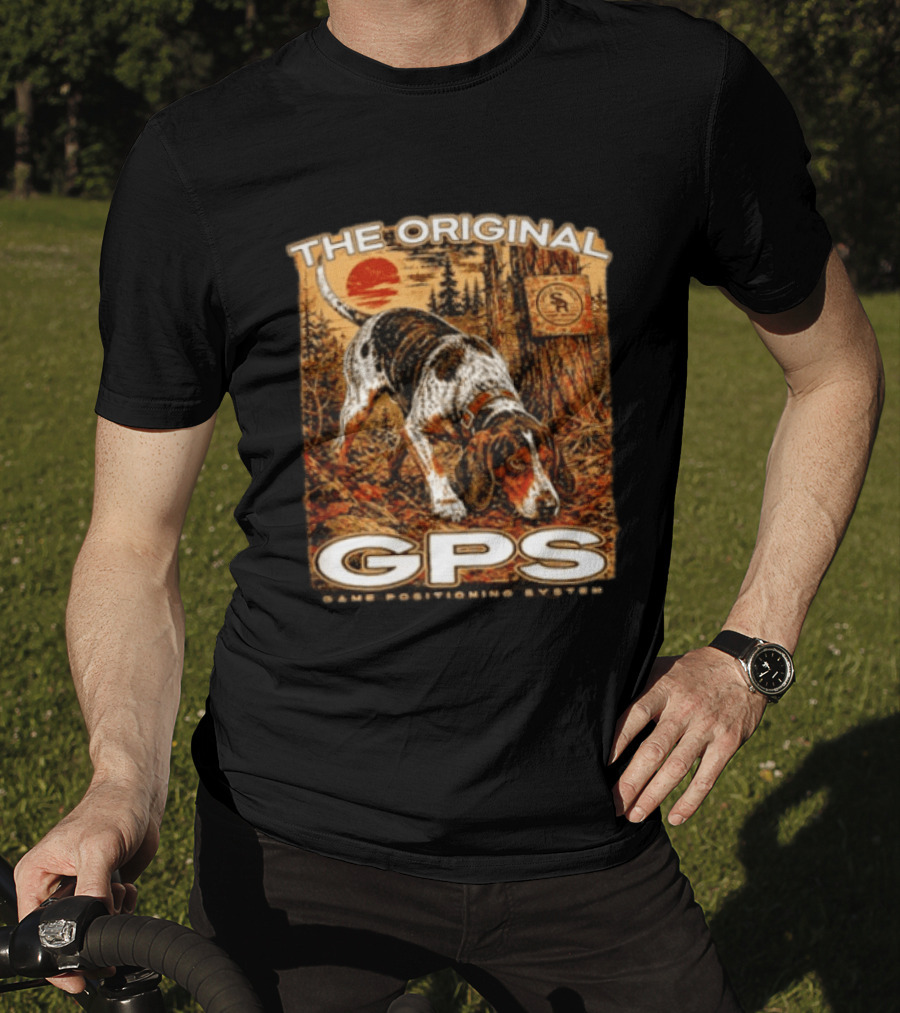 The Original GPS Game Positioning System Hound Dog Shield Republic T-Shirt