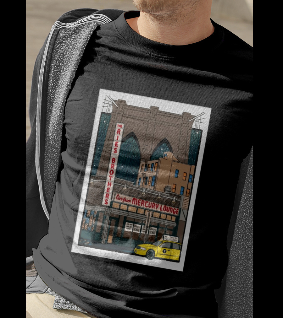 The Ries Brothers Live Mercury Lounge NYC Jul 17 2026 Brooklyn Bridge T-Shirt