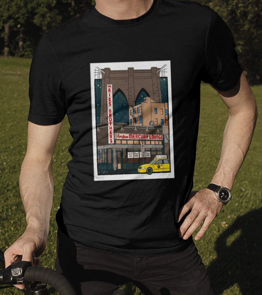 The Ries Brothers Live Mercury Lounge NYC Jul 17 2026 Brooklyn Bridge T-Shirt