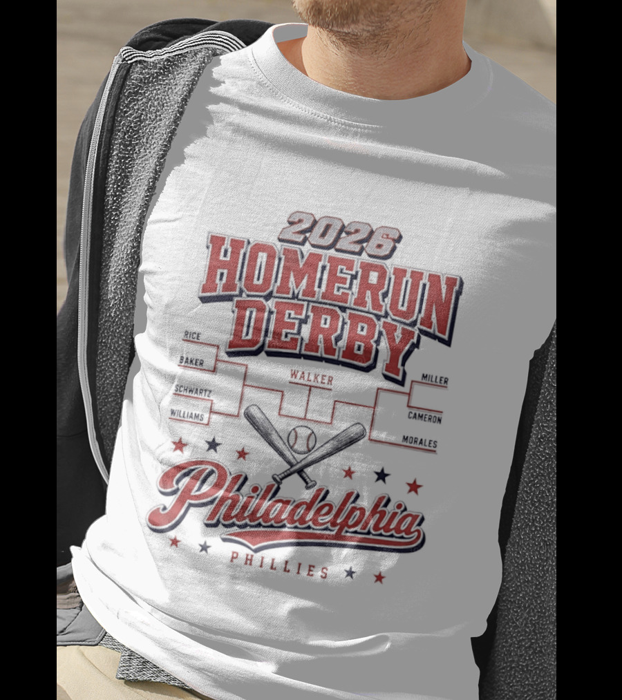 2026 Homerun Derby Philadelphia Phillies Tournament T-Shirt