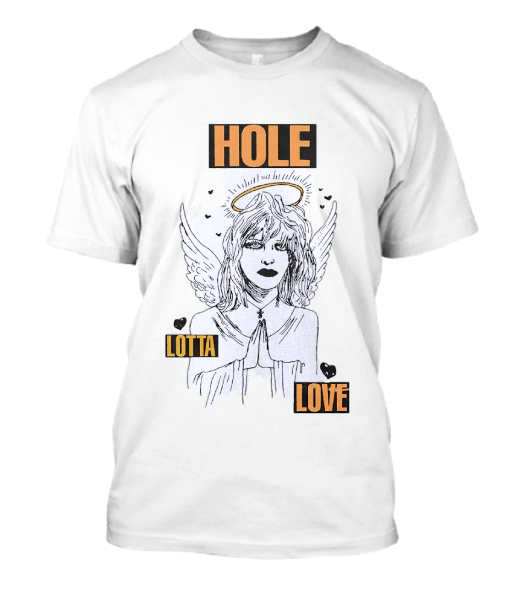 Hole Lotta Love Angel 90s Grunge Alternative Rock Fashion T-Shirt