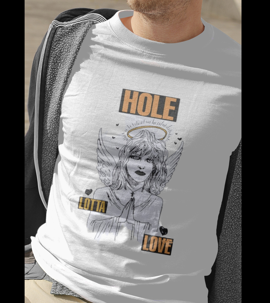 Hole Lotta Love Angel 90s Grunge Alternative Rock Fashion T-Shirt