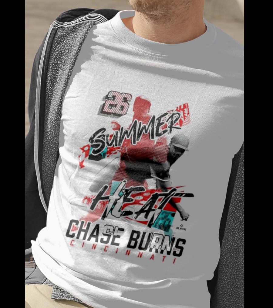 26 Summer Heat Chase Burns Cincinnati Reds T-Shirt