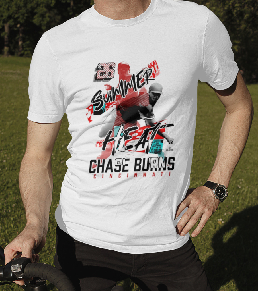 26 Summer Heat Chase Burns Cincinnati Reds T-Shirt