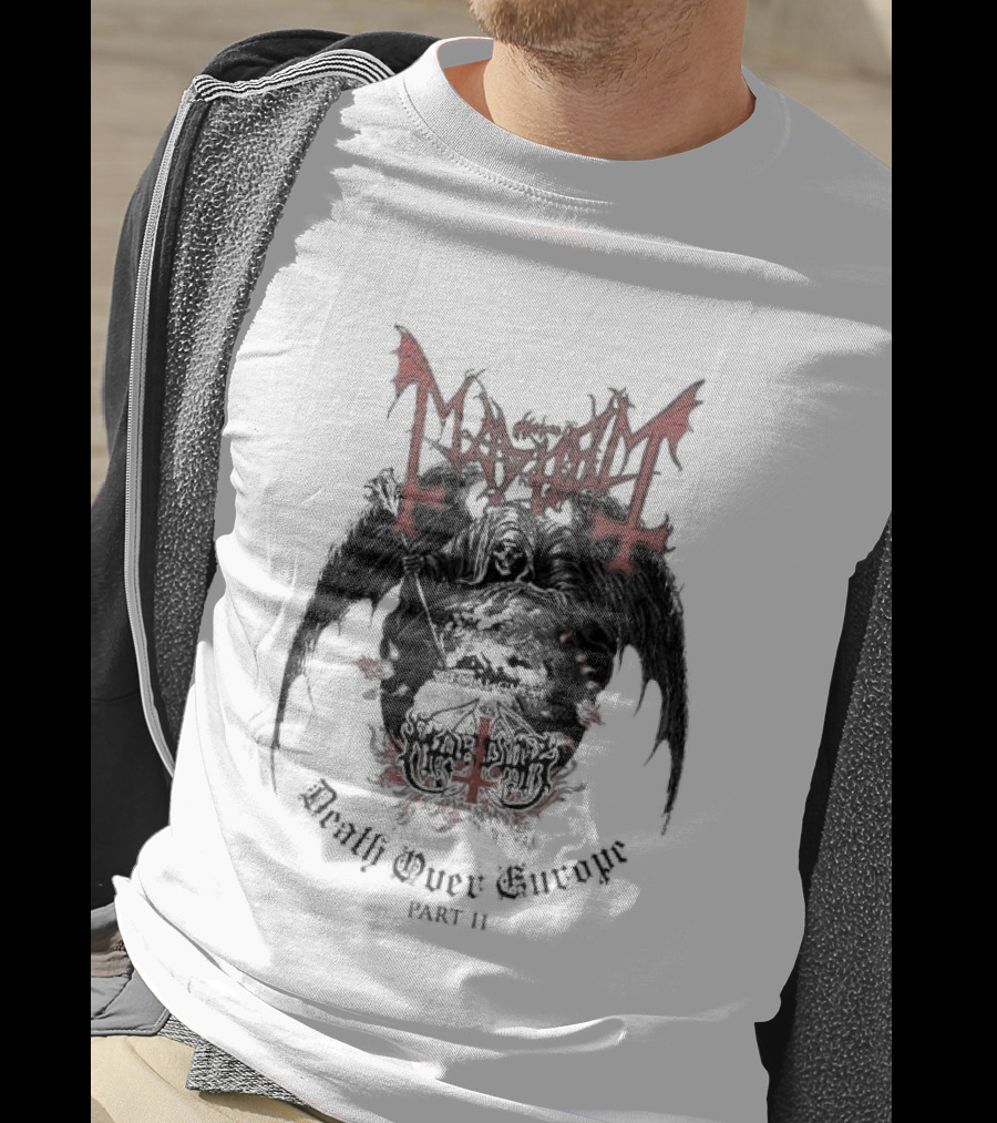 Original Mayhem Death Over Europe Part 2 2026 Tour October Official Merchandise T-Shirt