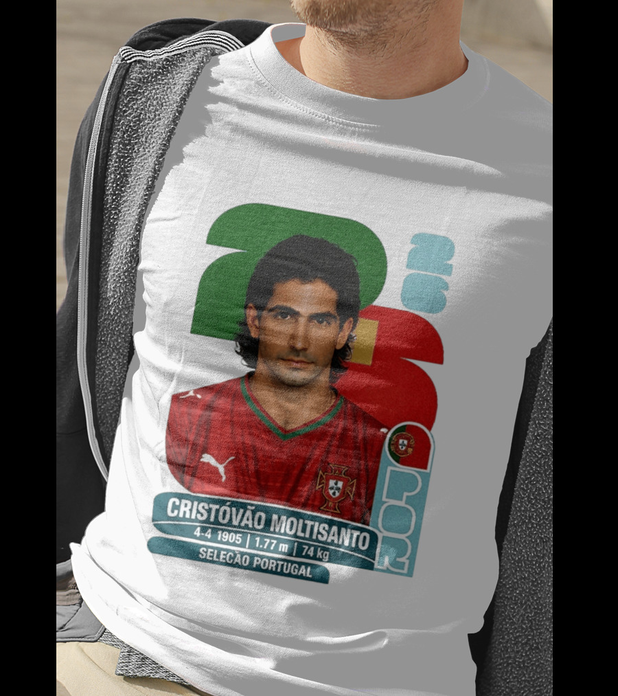 Cristóvão Moltisanto Seleção Portugal 2026 Soccer Card T-Shirt