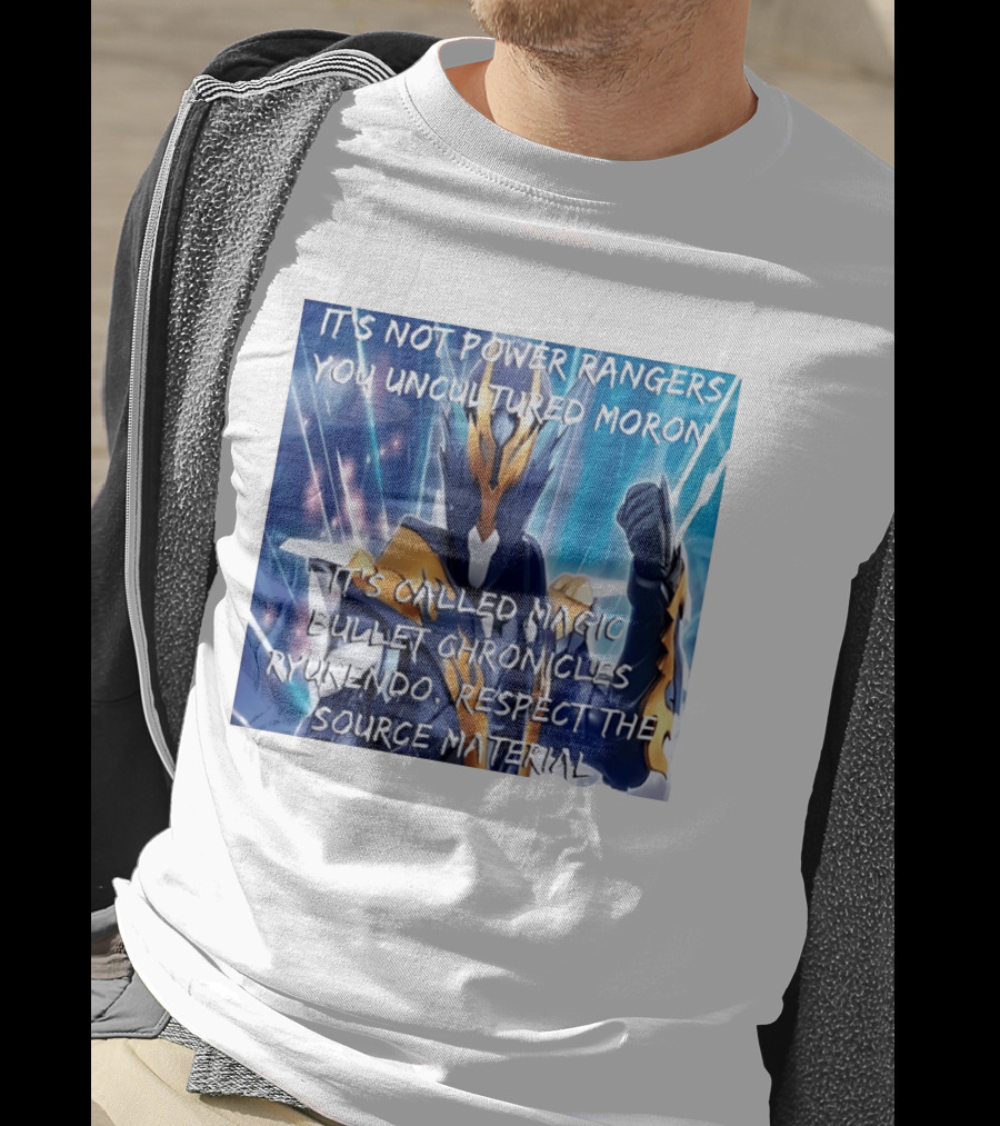 Magic Bullet Chronicles Ryukendo Not Power Rangers Respect The Source Material T-Shirt