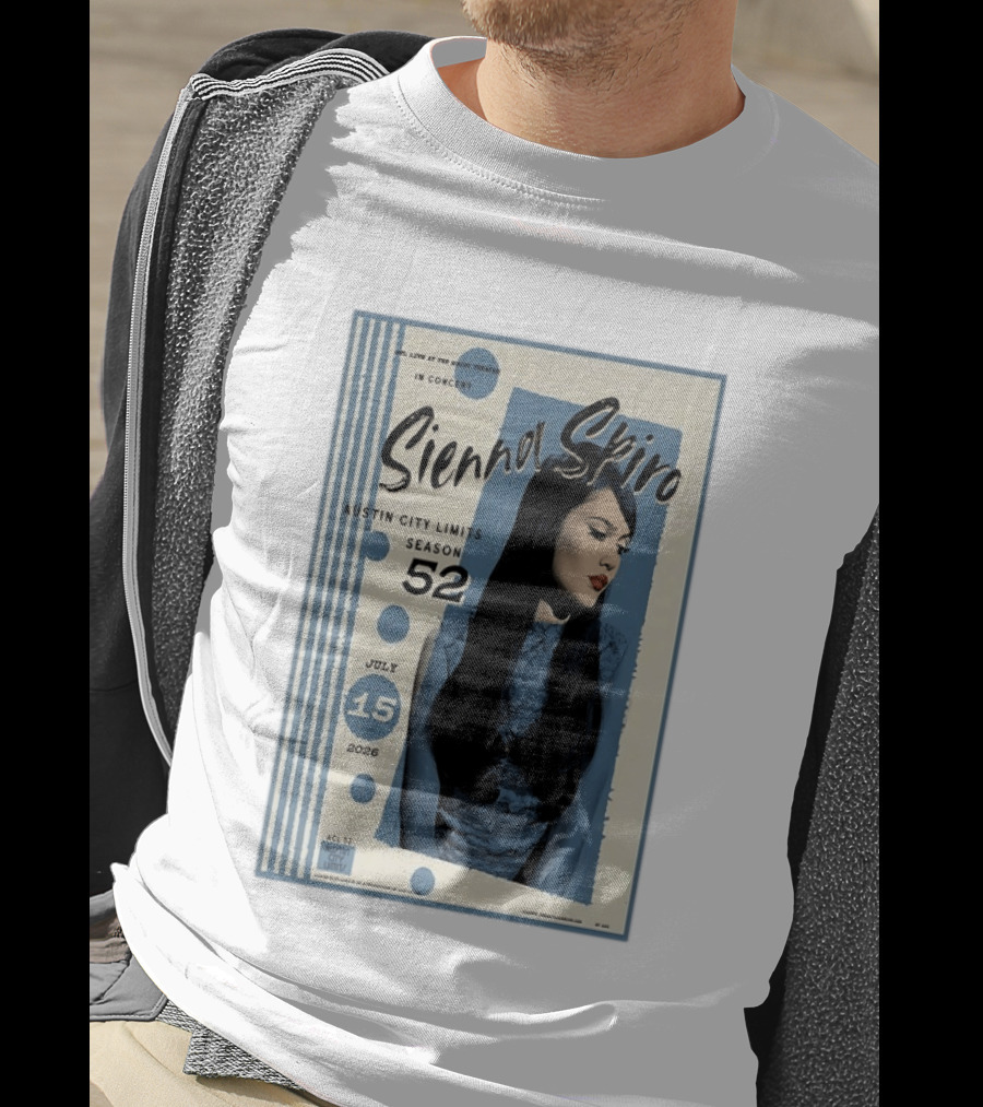 Sienna Spiro Live At The Roxy Theatre Austin City Limits Season 52 July 15 2026 T-Shirt