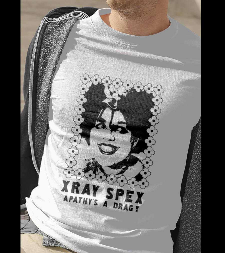 X Ray Spex Apathy's A Drag Poly Styrene Iconic Punk T-Shirt