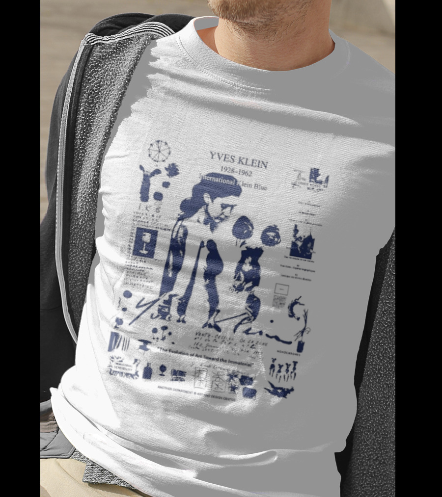 Yves Klein 1928 1962 International Klein Blue Anthology Toward The Immaterial T-Shirt