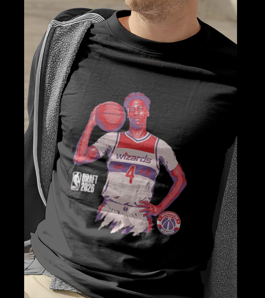 AJ Dybantsa Washington Wizards NBA Draft 2026 Basketball Fan T-Shirt