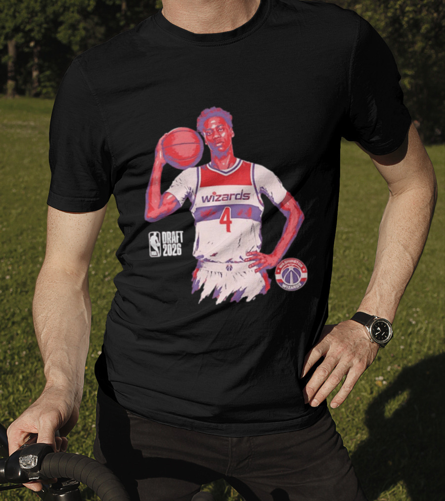AJ Dybantsa Washington Wizards NBA Draft 2026 Basketball Fan T-Shirt