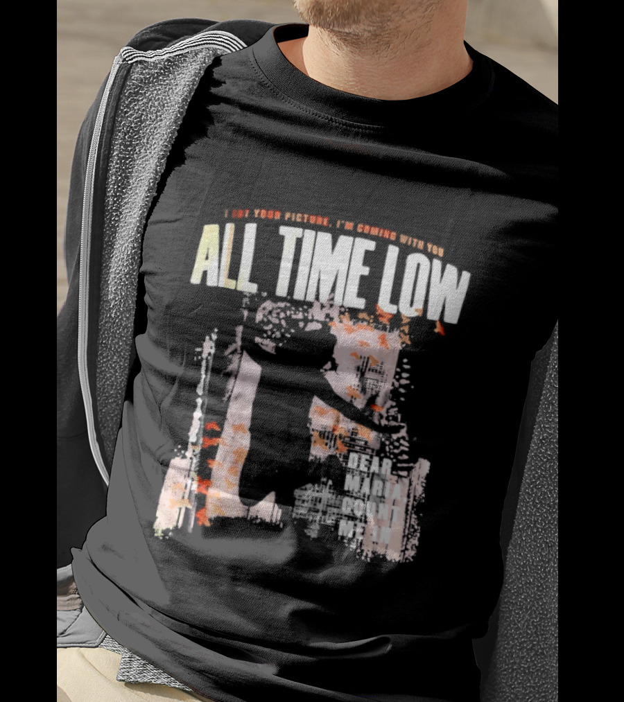 All Time Low I Got Your Picture Dear Maria Count Me In Butterfly Aesthetic T-Shirt