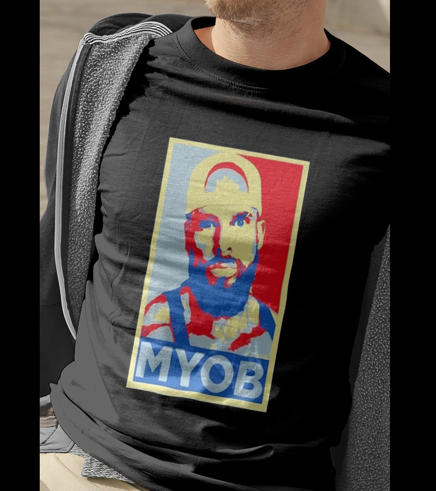 MYOB Bearded Man Hope Style Mind Your Own Business T-Shirt