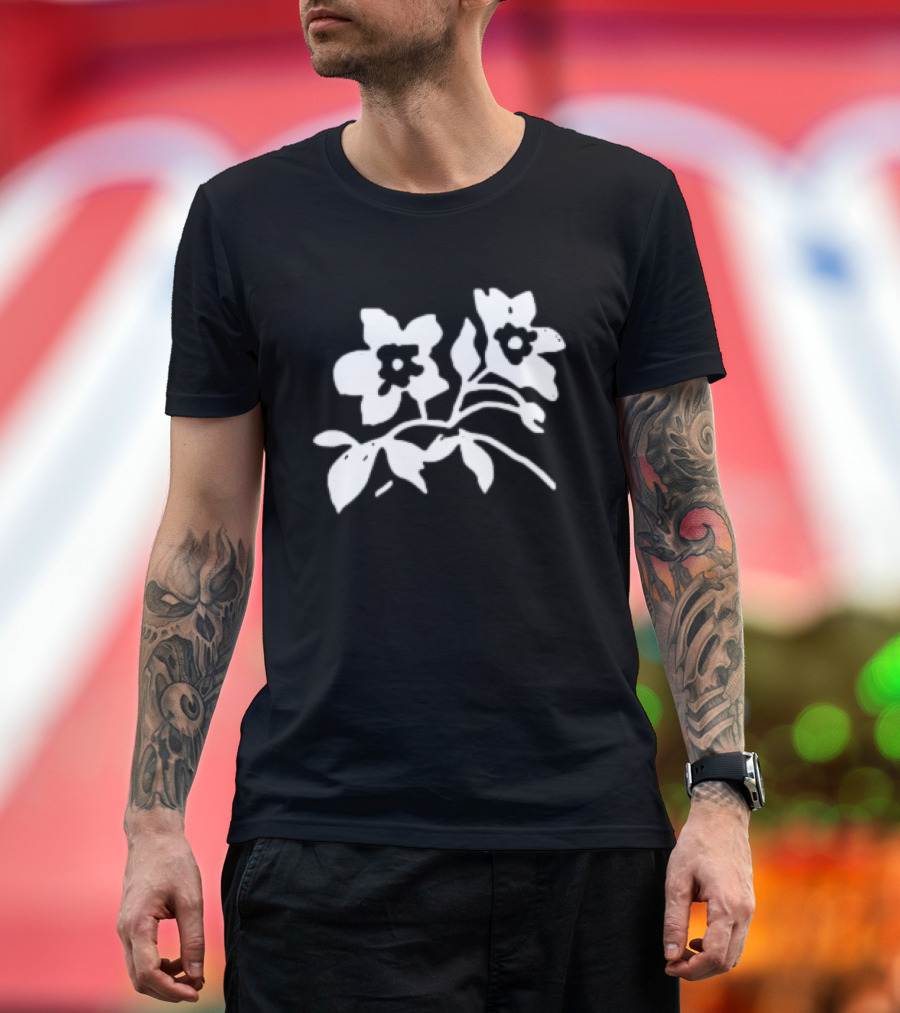 Flower It Was Time This Whole Time 2 Sided T-Shirt