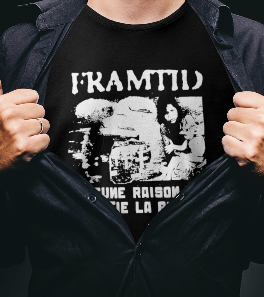 Framtid Aucune Raison Ne Justifie La Guerre Protest Message T-Shirt