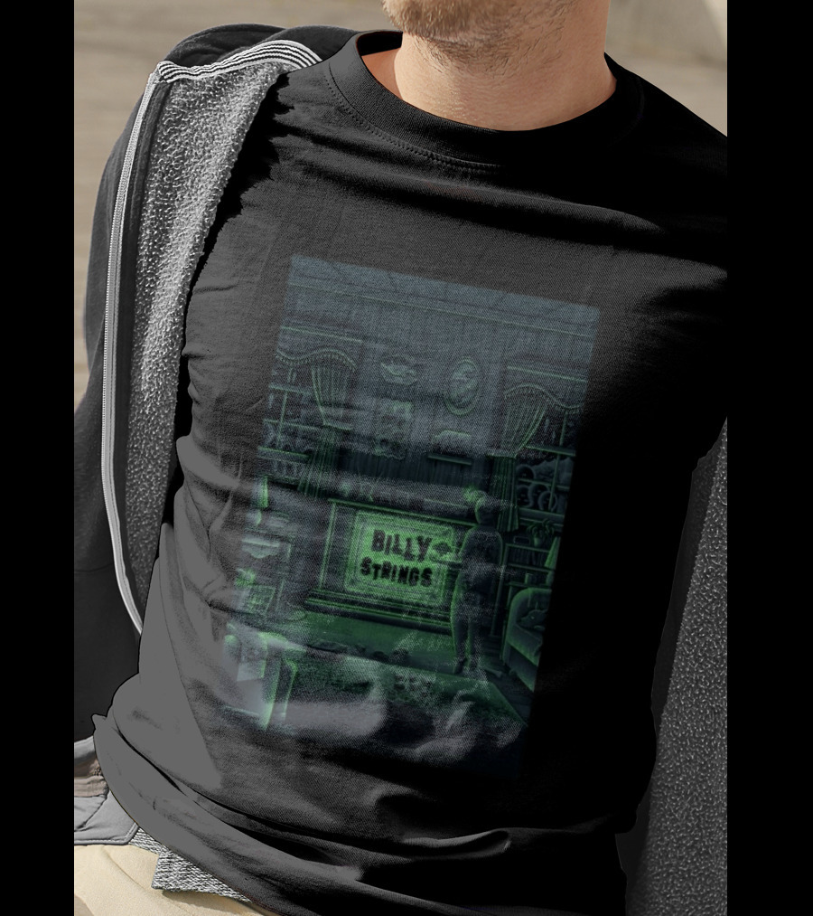 Billy Strings Portsmouth VA July 17 18 2026 Tour Retro Living Room Scene T-Shirt