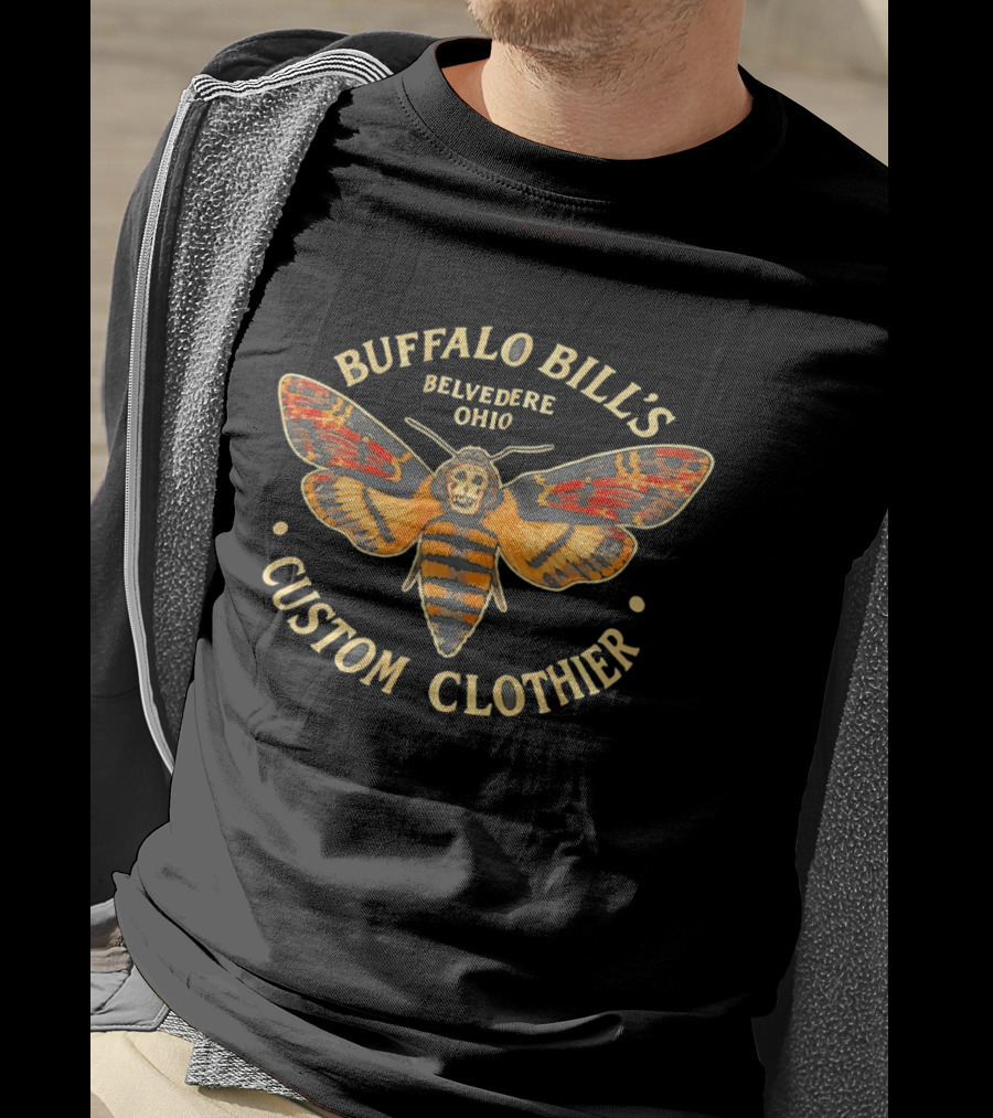 Buffalo Bill's Belvedere Ohio Custom Clothier Moth T-Shirt