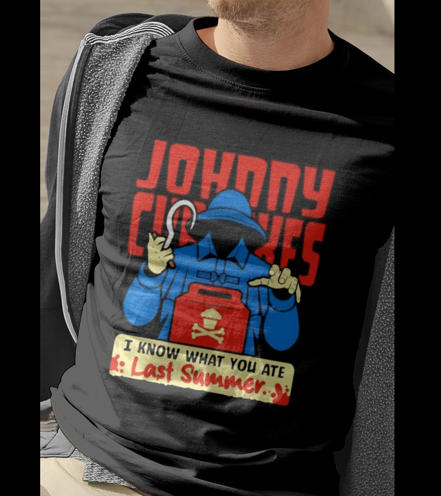 Johnny Cupcakes I Know What You Ate Last Summer Fisherman Cupcake Crossbones T-Shirt
