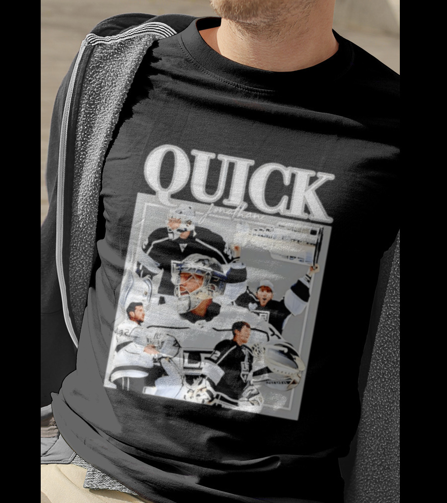 Quick Jonathan Los Angeles Kings Stanley Cup Victory Montage T-Shirt