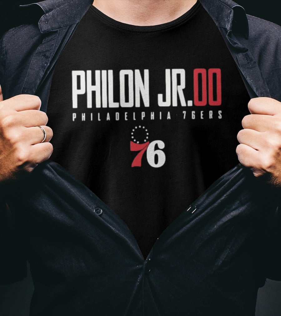 Labaron Philon Jr. 00 Philadelphia 76ers 76 T-Shirt