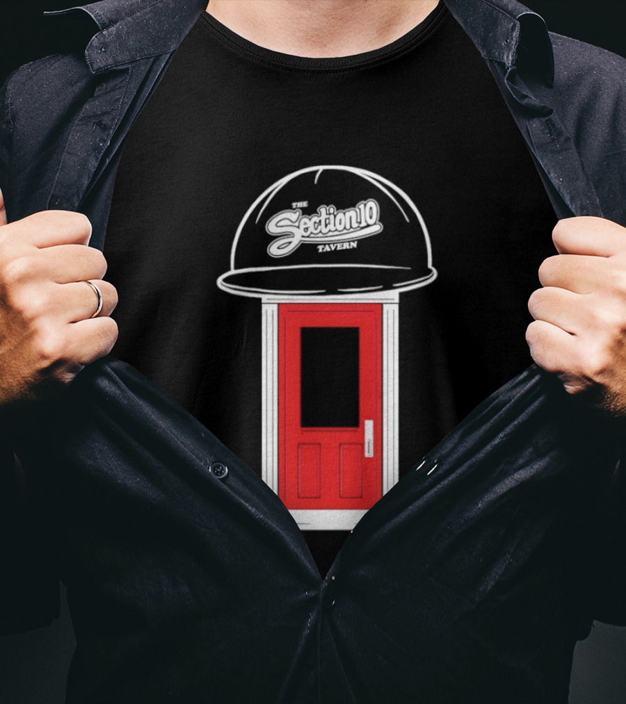 Section 10 Red Tavern Door Fenway Style Hat T-Shirt