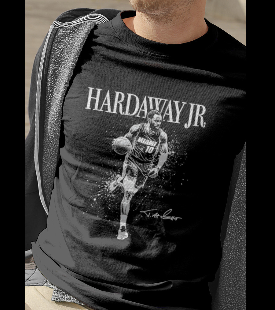 Hardaway Jr. Miami Heat Basketball Tim Signature T-Shirt