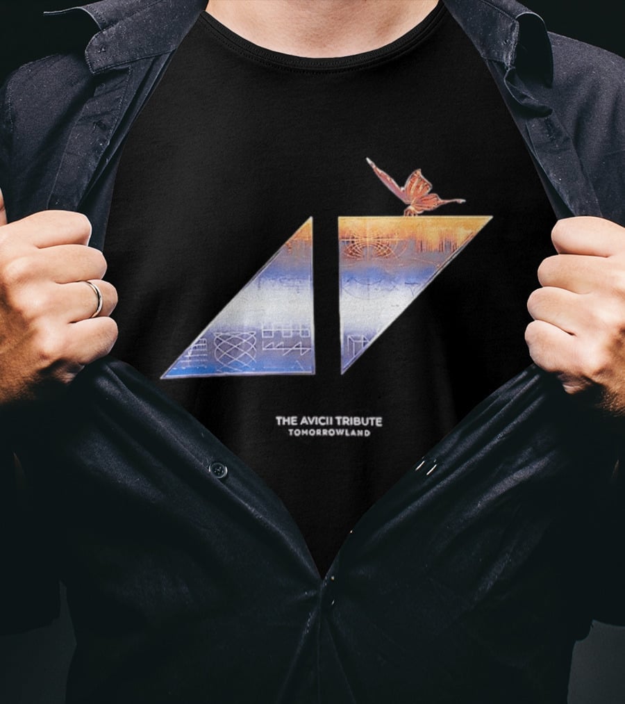 Tomorrowland X Avicii Tribute Butterfly T-Shirt