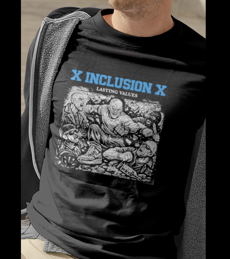 X Inclusion X Lasting Values Hardcore Strength Commitment T-Shirt