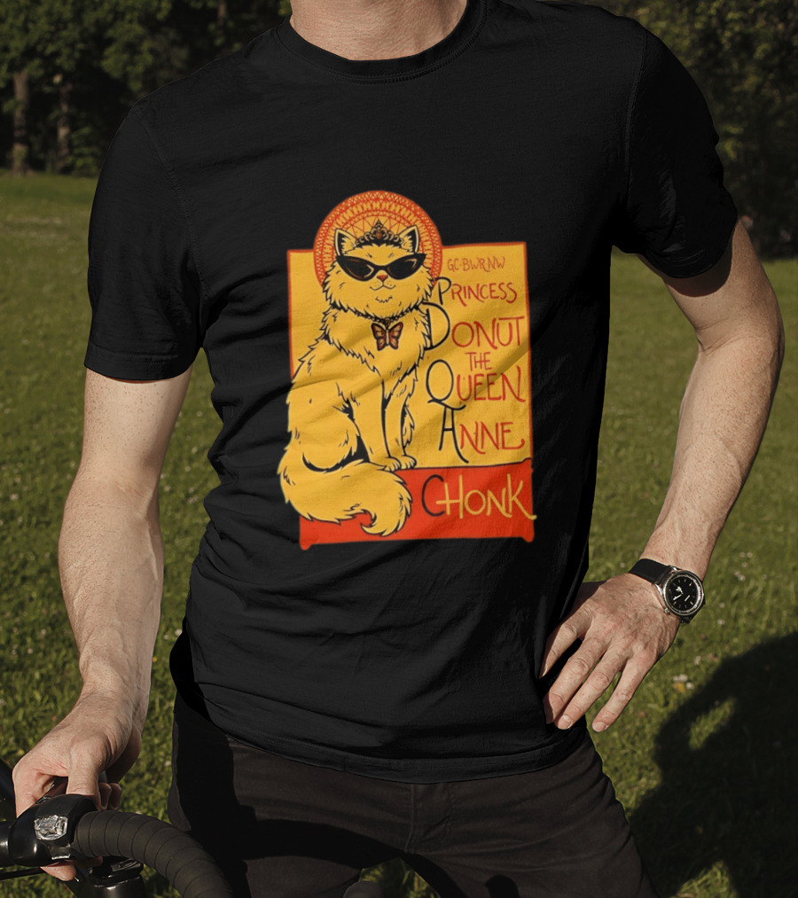 Princess Donut The Queen Anne Chonk Dungeon Crawler Carl Cat T-Shirt