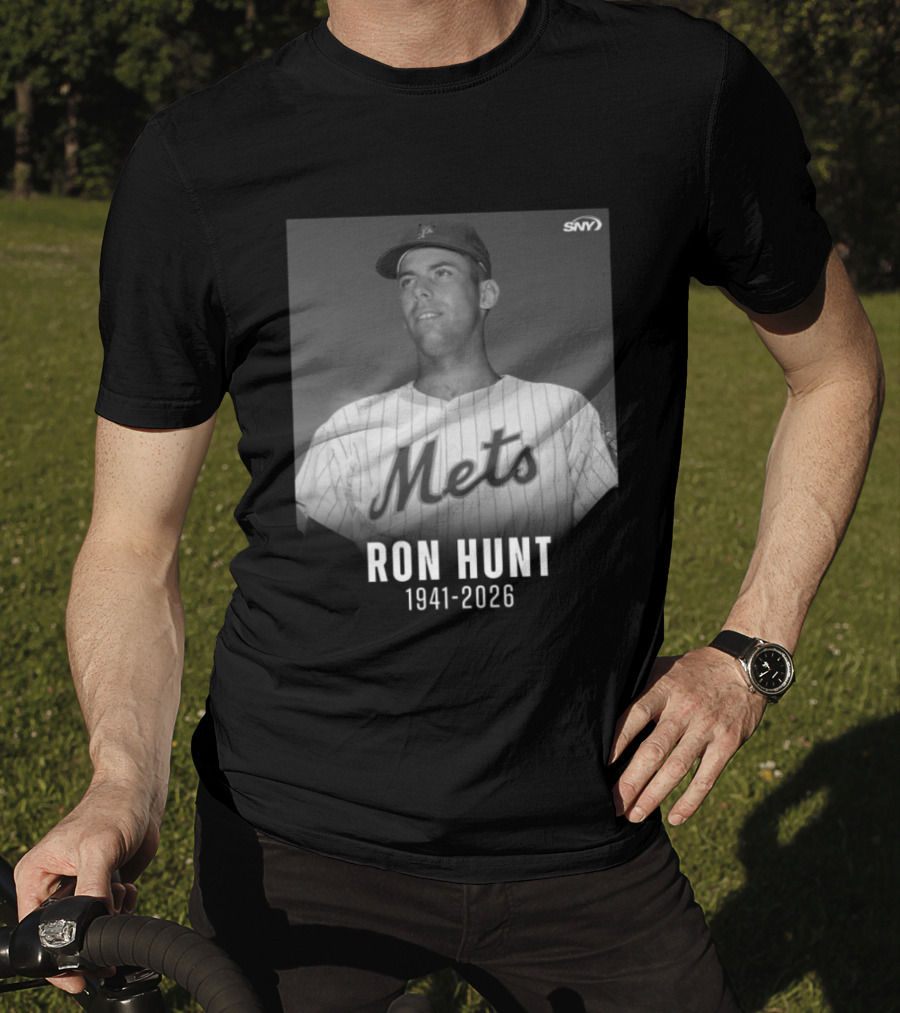 Ron Hunt 1941 2026 Mets SNY Memoriam T-Shirt