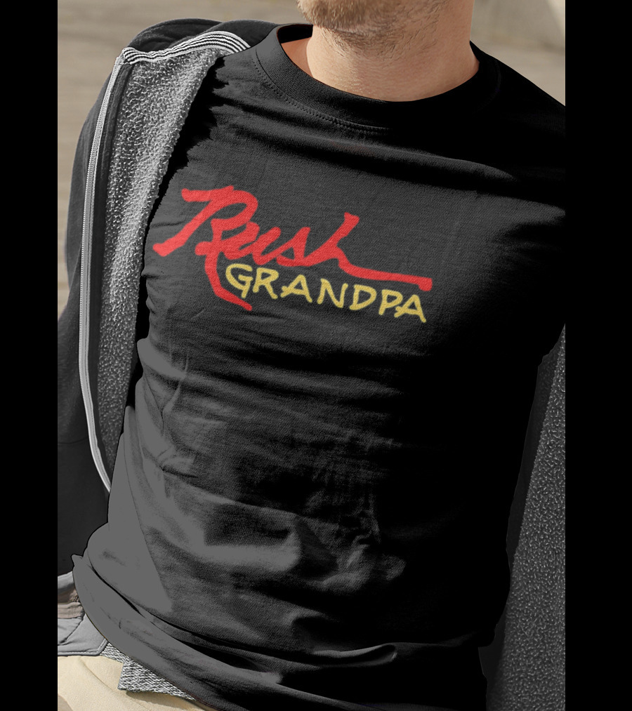 Rush Grandpa Rock Music Grandfather Band Fans T-Shirt