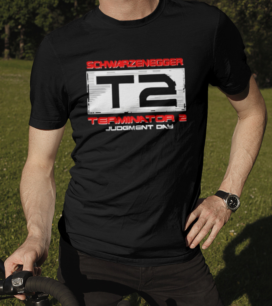 Schwarzenegger T2 Terminator 2 Judgment Day T-Shirt