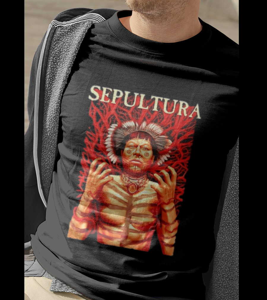 Sepultura Heavy Metal Roots Indigenous T-Shirt