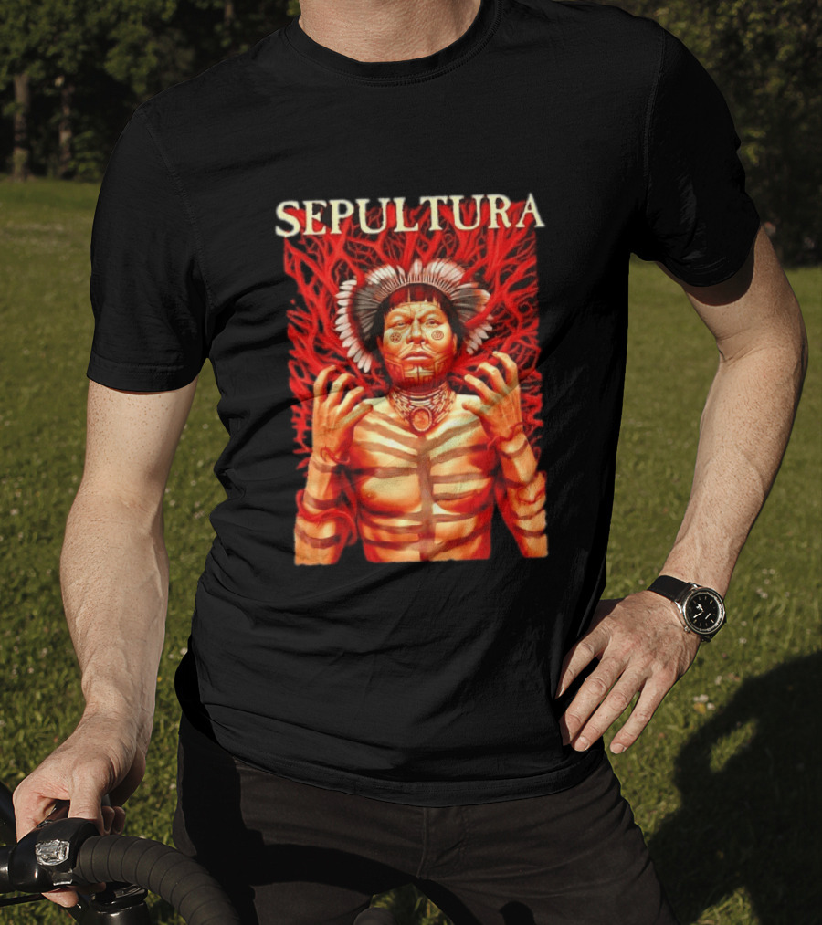 Sepultura Heavy Metal Roots Indigenous T-Shirt
