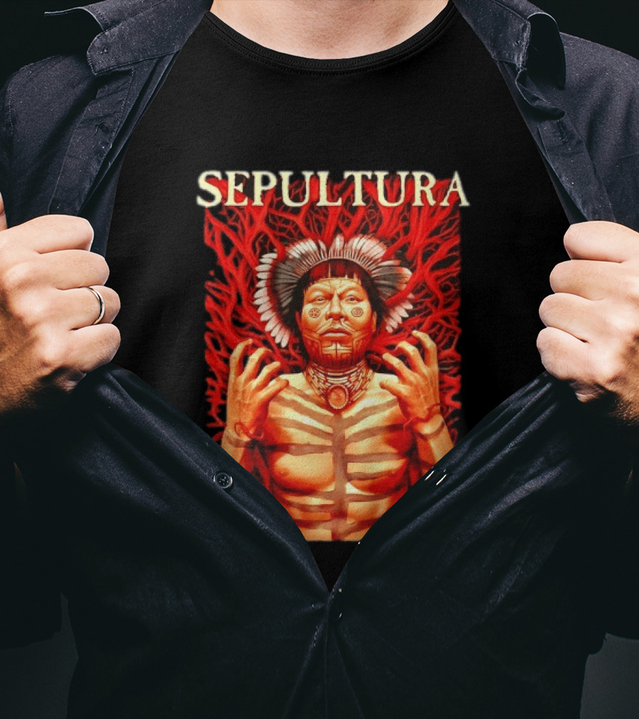 Sepultura Heavy Metal Roots Indigenous T-Shirt