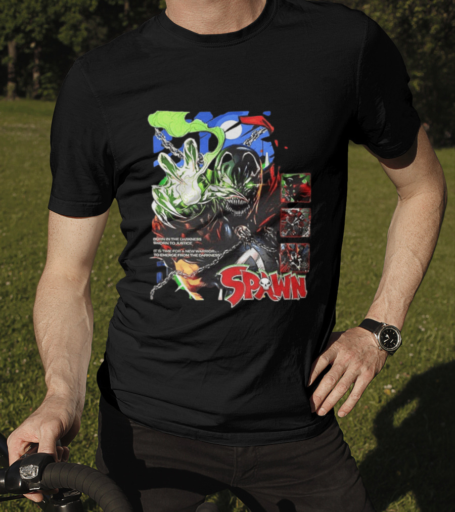 Spawn Born In The Darkness Sworn To Justice New Warrior Emerges T-Shirt