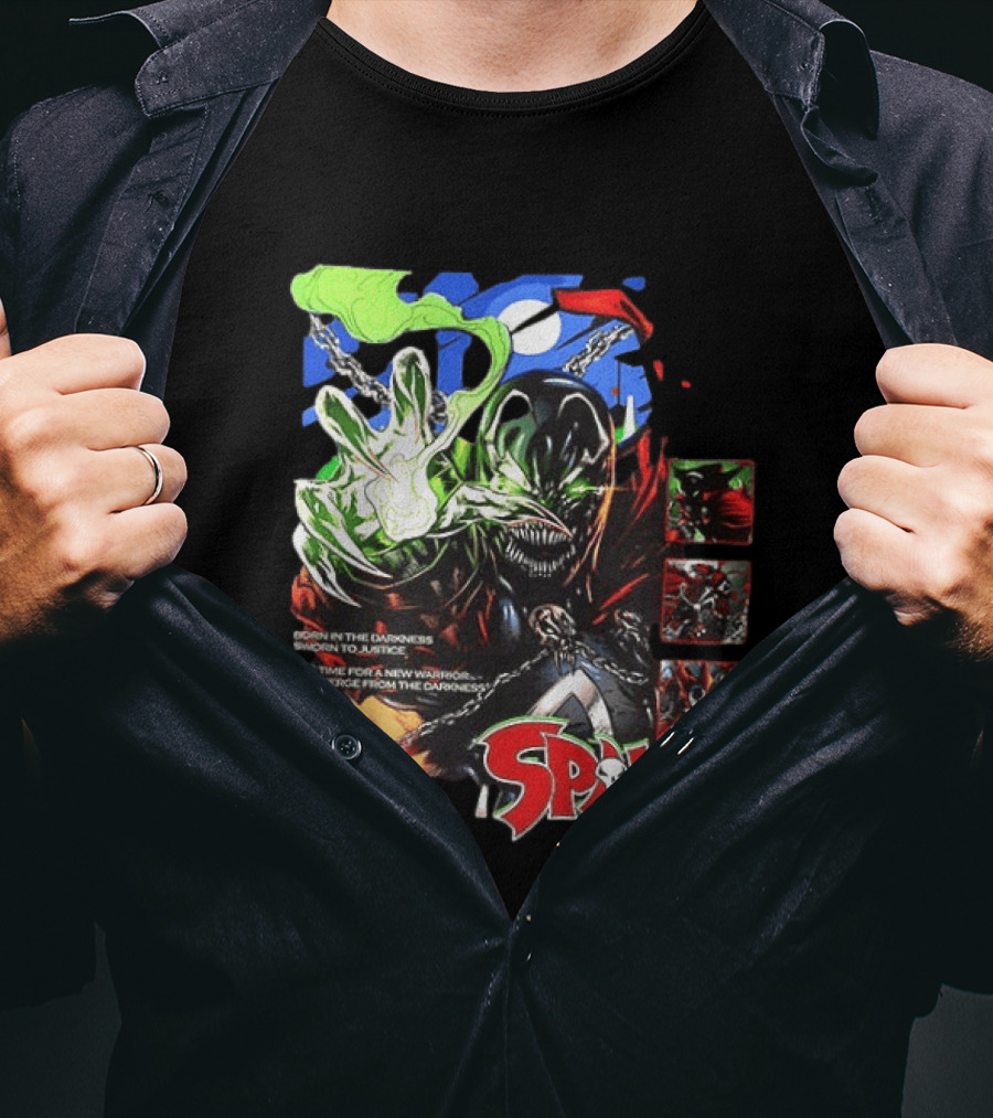 Spawn Born In The Darkness Sworn To Justice New Warrior Emerges T-Shirt