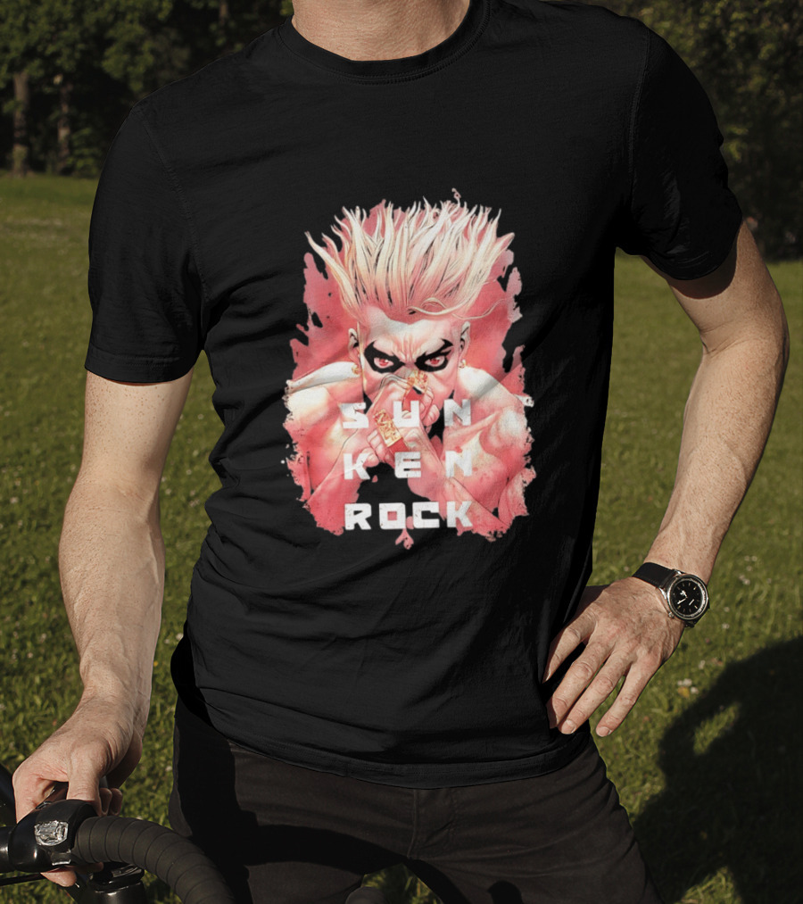 Sun Ken Rock Ken Kitano Manga Boichi Anime Intense Look T-Shirt