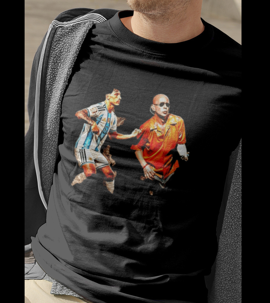 Lisandro Martinez Argentina Jersey Carlos Indio Solari T-Shirt