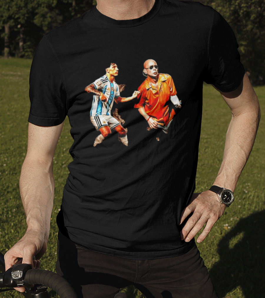 Lisandro Martinez Argentina Jersey Carlos Indio Solari T-Shirt