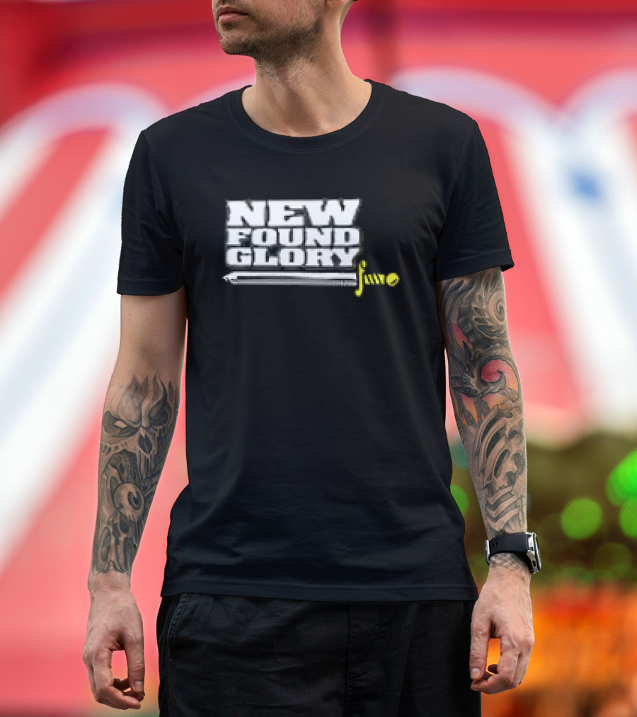 New Found Glory Kings Of Pop Punk Skeleton Card Two Sided T-Shirt