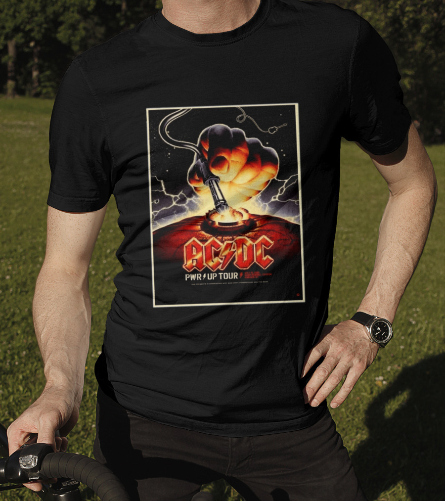 ACDC PWR Up Tour 2026 Camp Randall Stadium Madison Wisconsin July 19 Exclusive Event T-Shirt