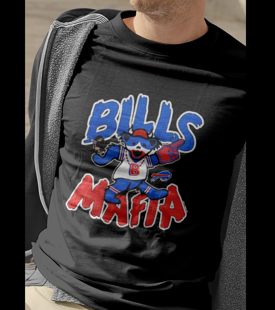 Buffalo Bills Mafia Grateful Dead Bear BILLS MAFIA T-Shirt