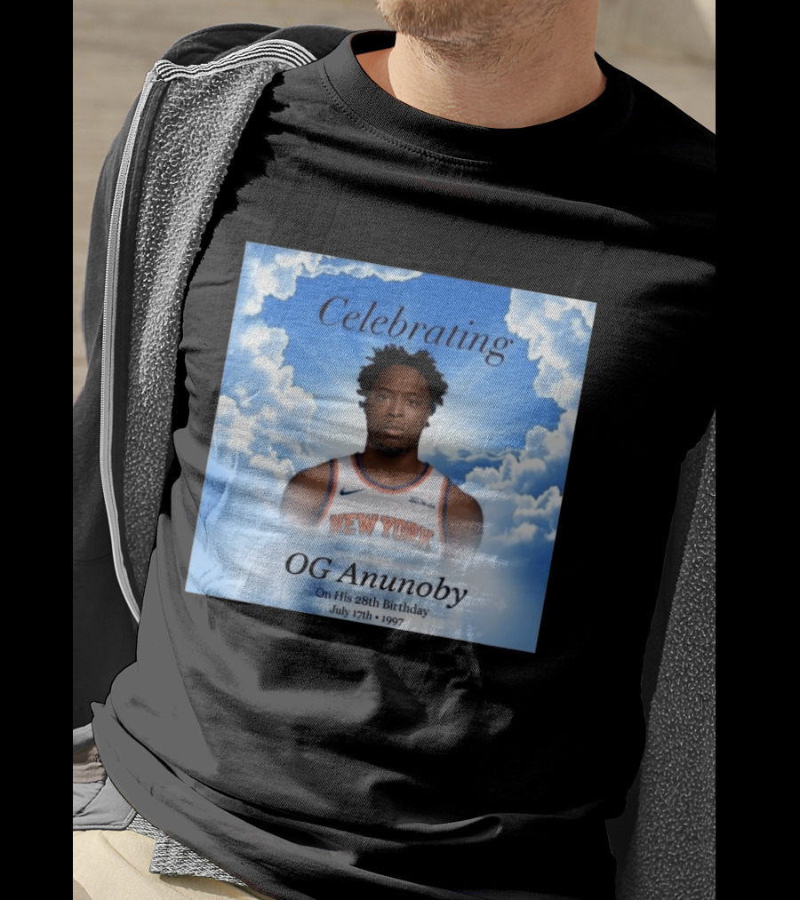 Celebrating OG Anunoby On His 28th Birthday July 17th 1997 New York Basketball T-Shirt