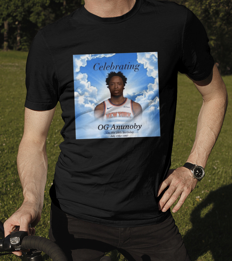 Celebrating OG Anunoby On His 28th Birthday July 17th 1997 New York Basketball T-Shirt