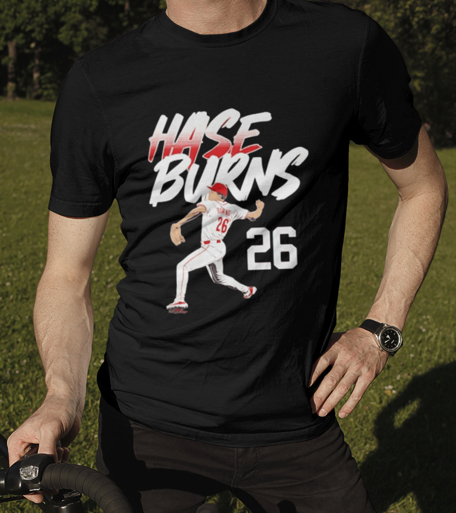 Chase Burns Cincinnati Reds Baseball Ace Number 26 T-Shirt