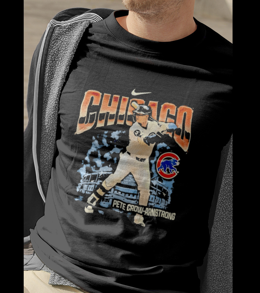 Chicago Cubs Pete Crow Armstrong Wrigley Field Nike T-Shirt